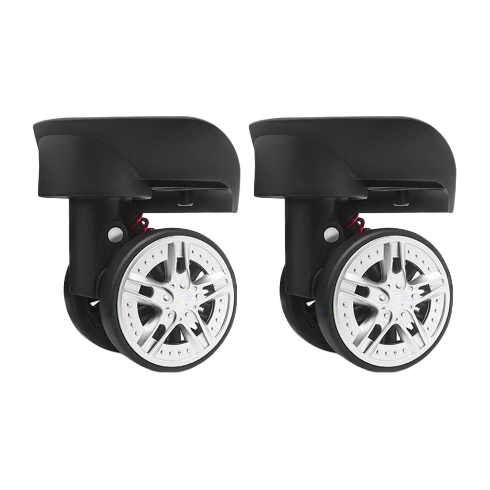 2x Replacement Luggage Wheels Luggage Suitcase Replacement Wheels for Repair