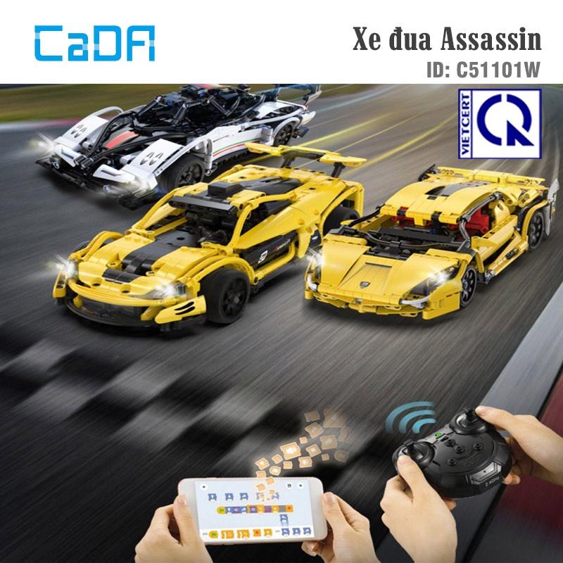 Đồ Chơi Lắp Ráp, Xếp Hình  Xe Đua Assassin – CADA C51101W Điều Khiển Từ Xa