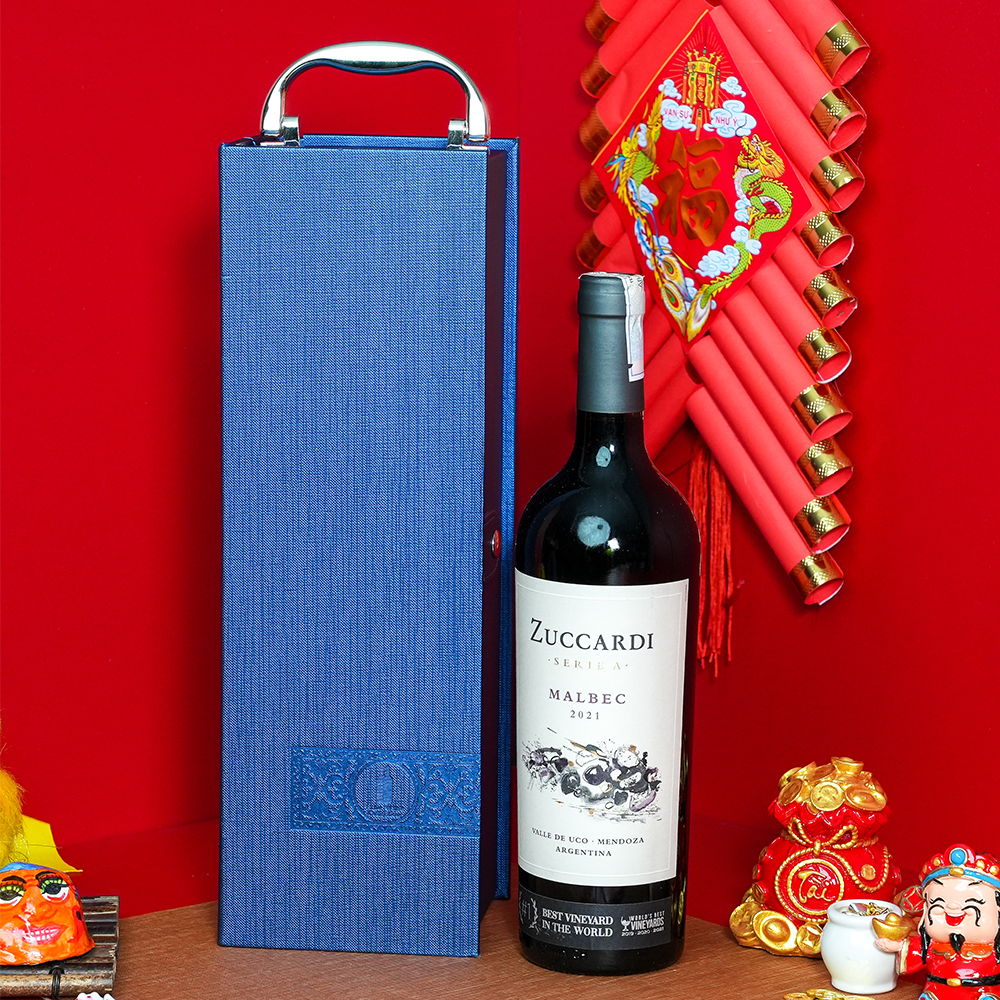 Rượu Vang Đỏ Zuccardi Serie A Malbec 750ml 14.5% Argentina (Hộp cao câp đơn xanh không phụ kiện) - HÀNG CHÍNH HÃNG