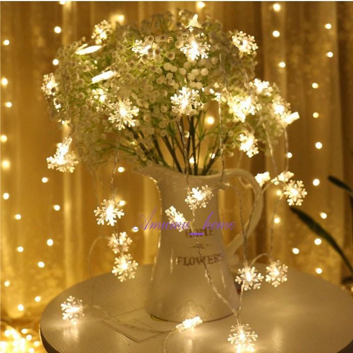 Dây đèn led trang trí hình Bông Tuyết