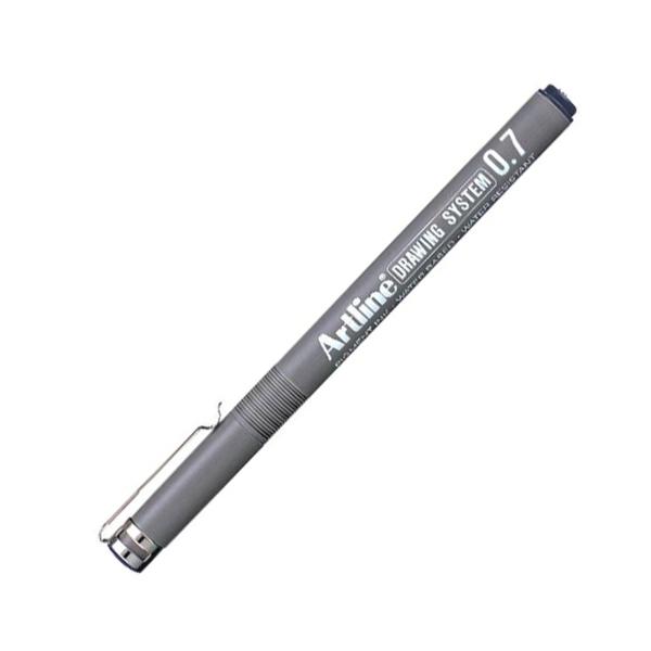 Bút Vẽ Kỹ Thuật 0.7 mm - Artline EK-237-BK - Màu Đen