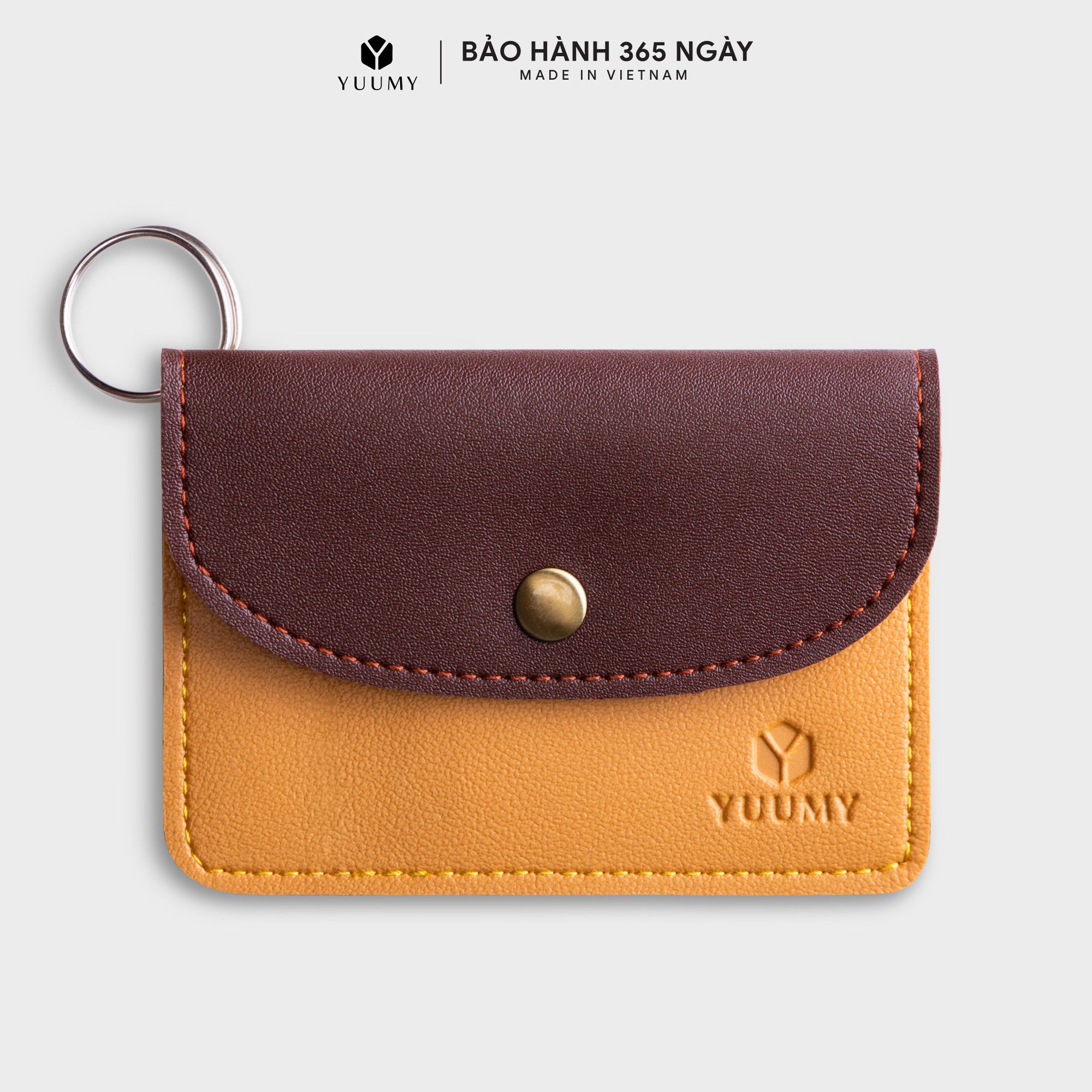 Móc khóa thời trang YUUMY YMK3 - Màu sắc trẻ trung - Thiết kế hiện đại - Đa chức năng sử dụng - Đựng thẻ ngân hàng, thẻ xe, chìa khóa xe - Tiên dụng mang theo bên người (Dài 10cm x Cao 8cm )