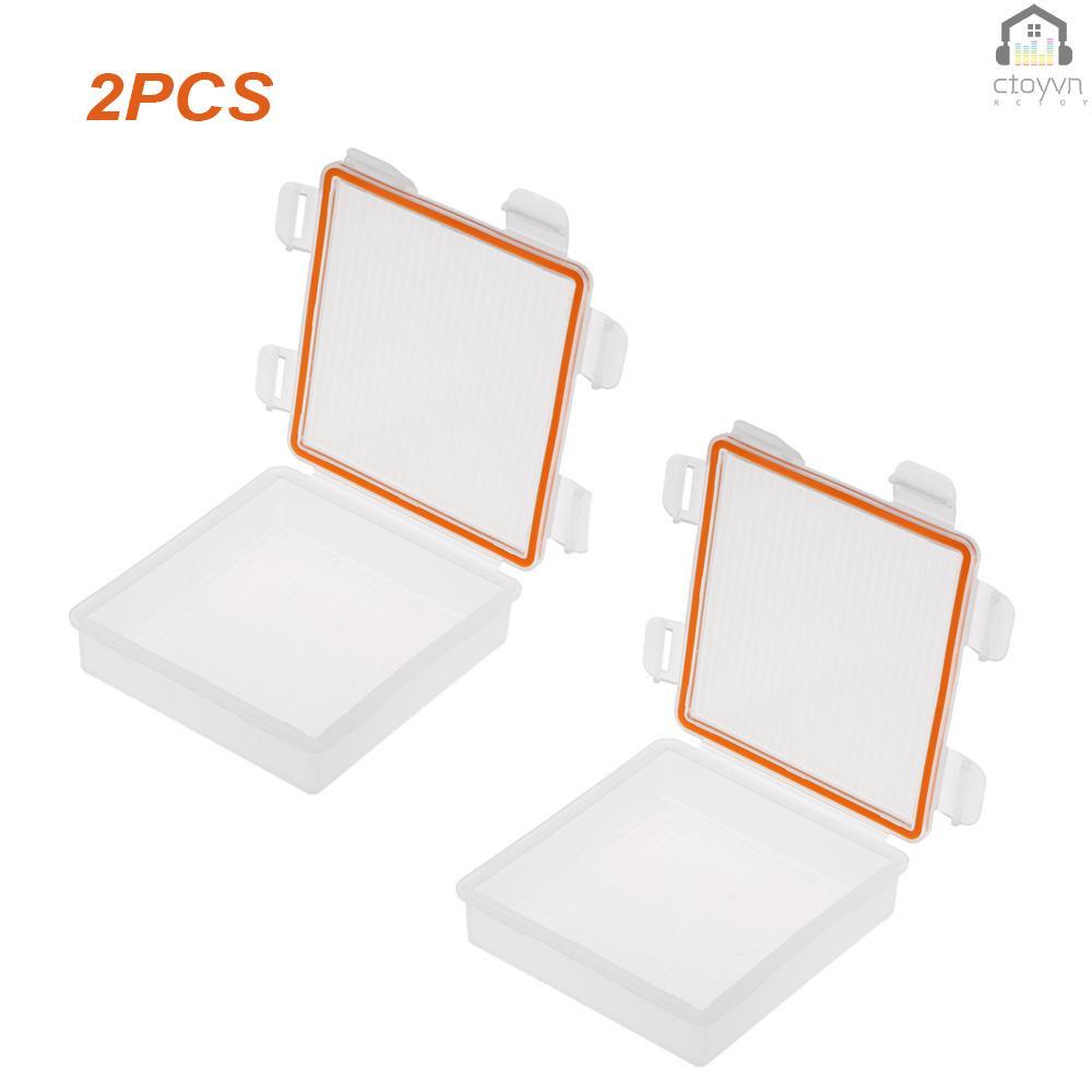 Hộp đựng pin 4 ngăn cứng trong suốt chống thấm nước