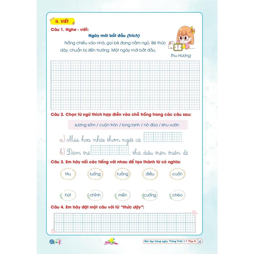 Sách Bài Tập Hằng Ngày Tiếng Việt Lớp 1 - Tập 2 - Kết Nối Tri Thức Với Cuộc Sống - Bản Quyền
