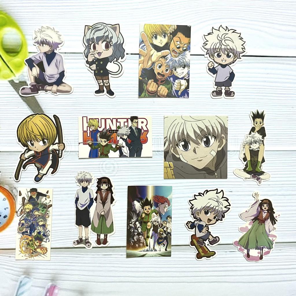 Bộ hình dán - sticker anime Thợ săn tí hon dán trang trí laptop, máy tính bỏ túi, vali, điện thoại,...