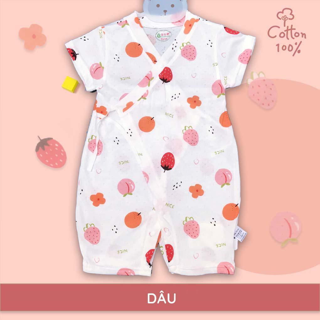 Body Đùi Yukata Cotton Lưới Thoáng Khí, Mềm Mịn Cho Bé Trai/ Bé Gái Từ 5-12kg