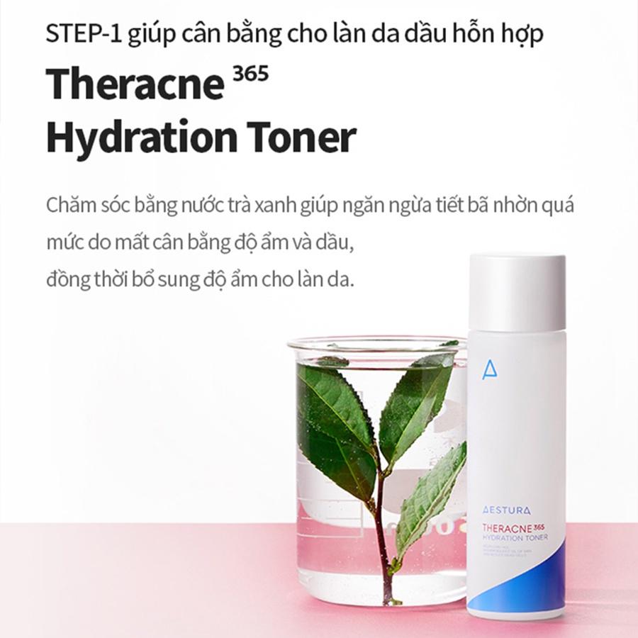 Toner Trà Xanh Cấp Ẩm Aestura Theracne365 Hydration Toner 150ml