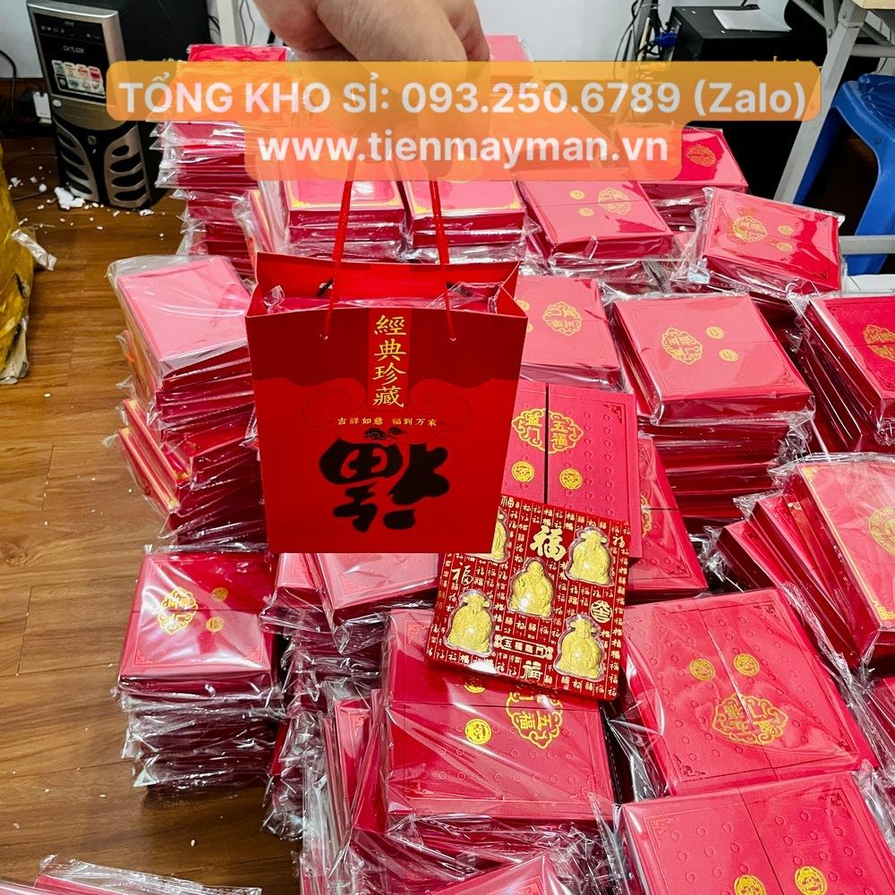 Bộ 5 Ông Ngũ Phúc tượng trưng mạ vàng - PASA COLLECTION