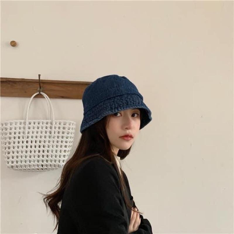 Nón Bucket jean xịn xò