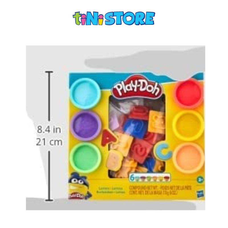 Bộ đồ chơi đất nặn kèm khuôn chữ cái Play-Doh