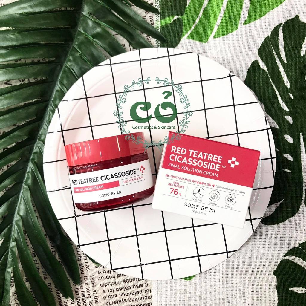 em Dưỡng Giảm Mụn, Phục Hồi Da Cho Da Nhạy Cảm Some By Mi Red Tea Tree Cicassoside Final Solution Cream