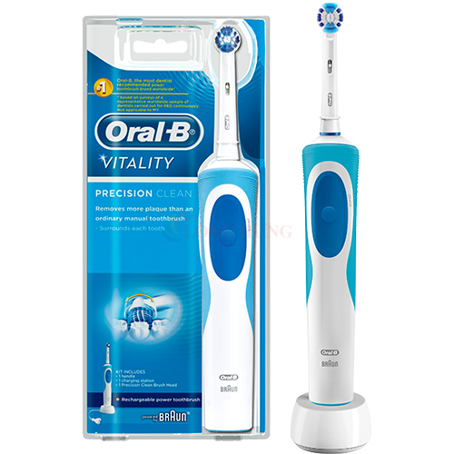 Bàn chải điện Oral-B Vitality Precision Clean Blue D12.513 - Hàng chính hãng