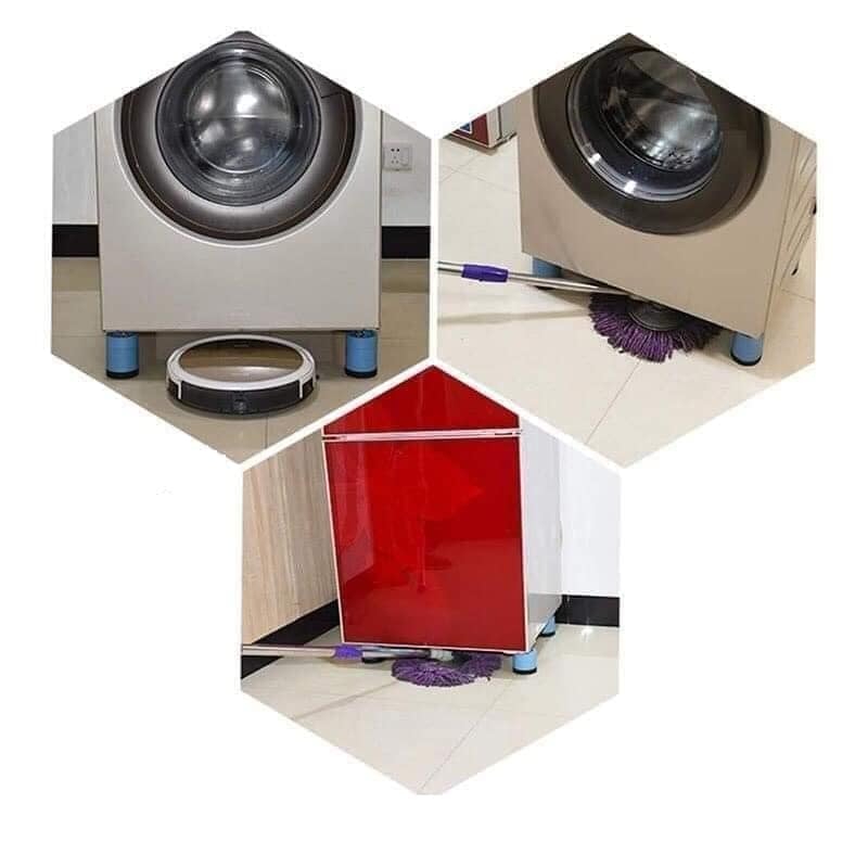Bộ 4 miếng đệm cao su chống rung máy giặt, tủ lạnh phù hợp với mọi loại máy gia đình, công nghiệp, độ bền cao KHUYẾN MÃI SỐC HÔM NAY