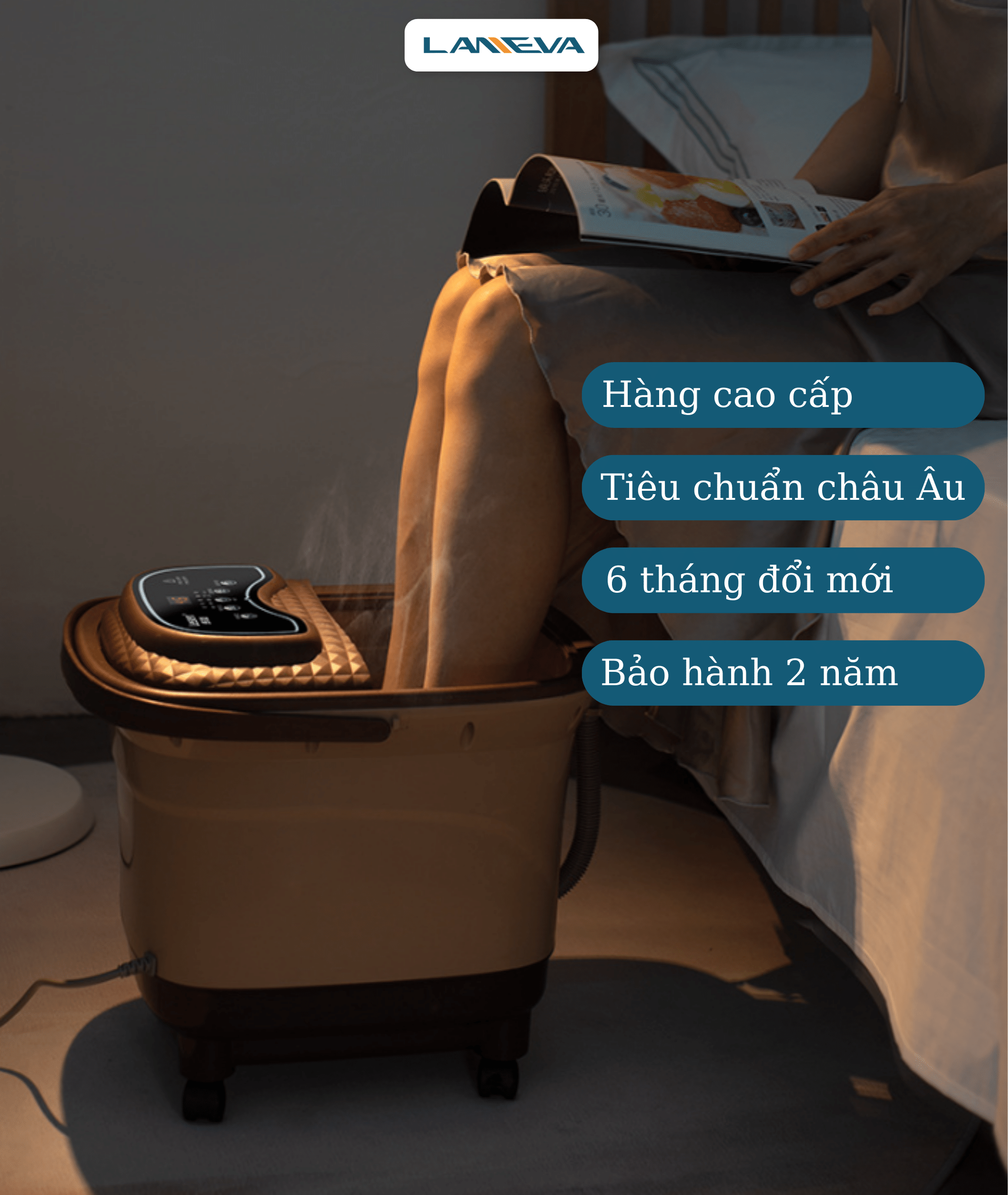 Bồn Ngâm Chân Massage Thư Giãn Tại Nhà ZY1, Bồn Massge Chân Thông Minh Có Làm Nóng Và Massage Tự Động, Tặng Thảo Dược Ngâm Chân