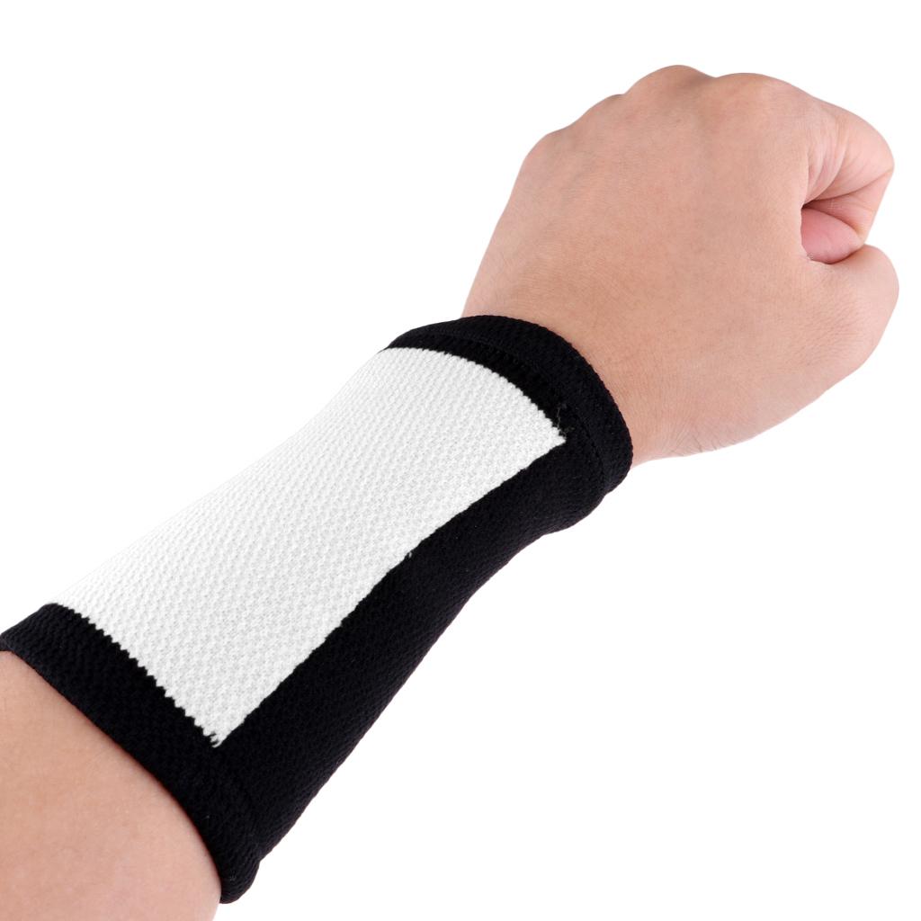 1 Pair Breathable Elastic Wrist Support Protector Guard Brace