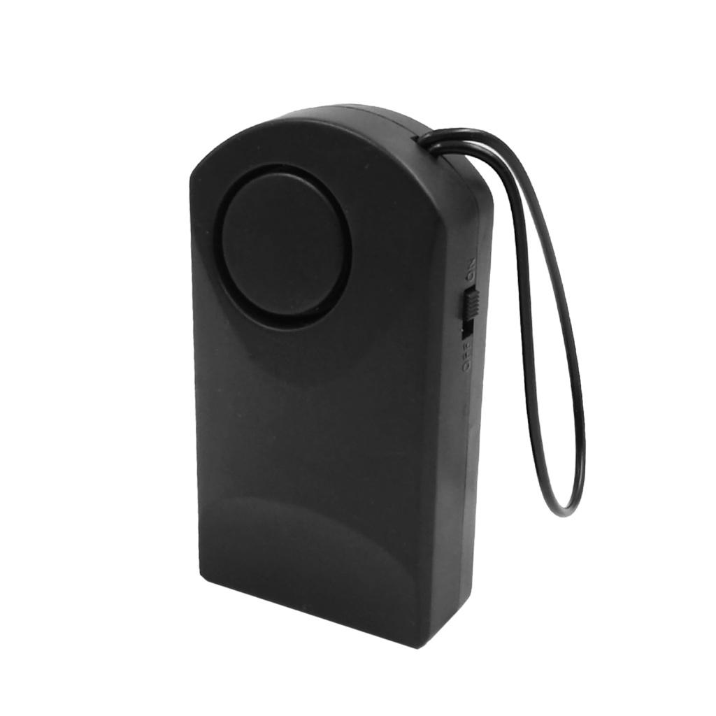Wireless Door Alarm Door Handle Knob Hanging Alarm Motion Detector Black