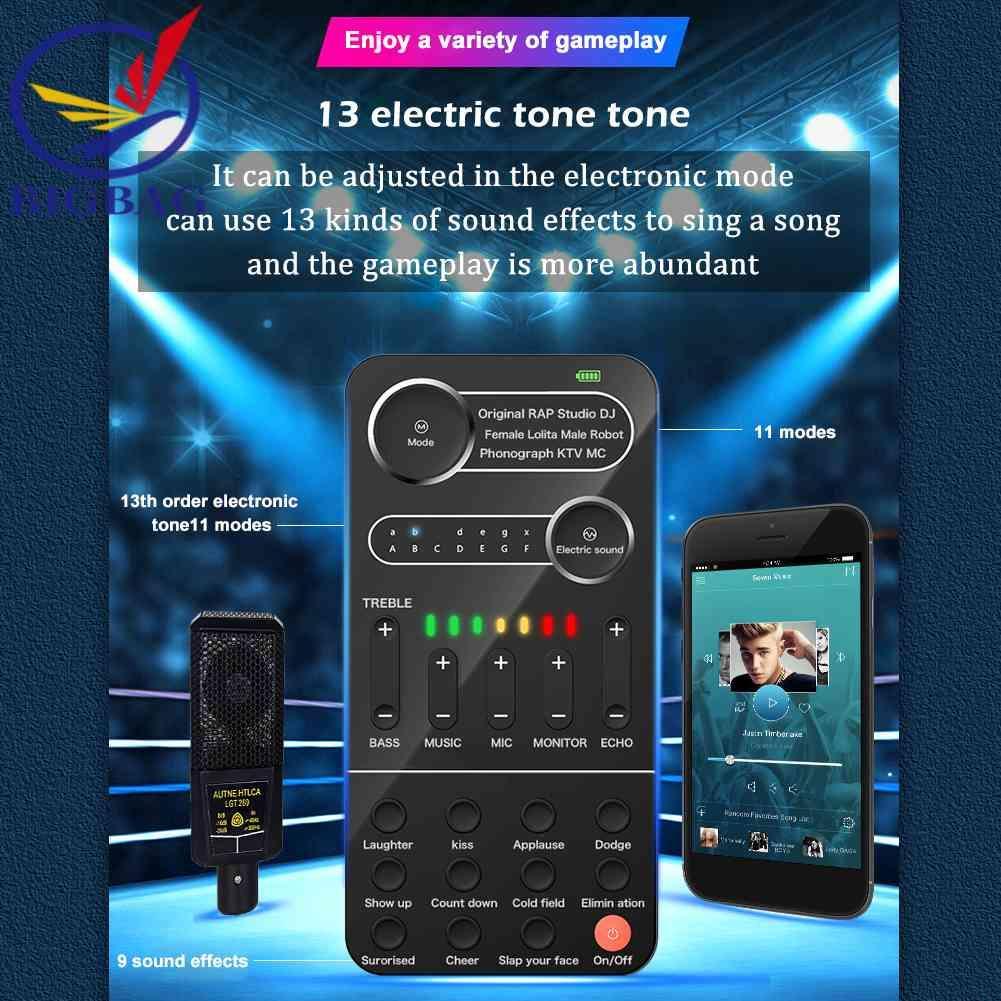 Thẻ Âm Thanh Bluetooth Mini Đổi Giọng Nói Đa Năng