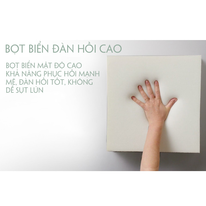Ghế SOFA Gấp Gọn Thành Giường Đôi Kèm 2 Gối Siêu Đẹp, Khung Giường Bằng Gỗ Thịt Chắc Chắn, Bọc Vải SOFA Cao Cấp - Giao Màu Ngẫu Nhiên
