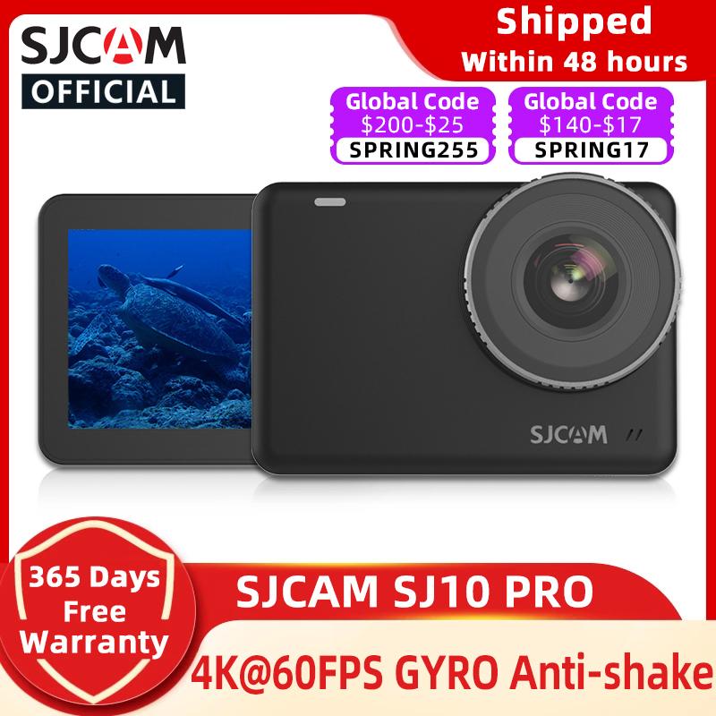 SJCAM SJ10 Pro Camera Hành Động 4K 60FPS Con Quay Hồi Chuyển Chống Rung WiFi Ambarella Chip Phát Trực Tiếp 8x Zoom Kỹ Thuật Số DV Thể Thao Chống Nước