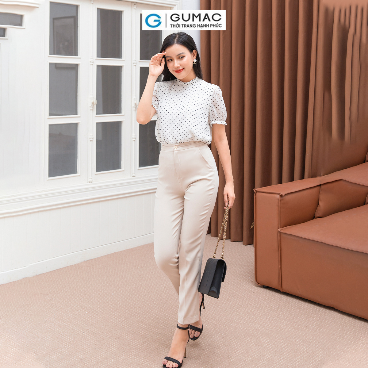 Quần tây cơ bản thời trang GUMAC QD10059