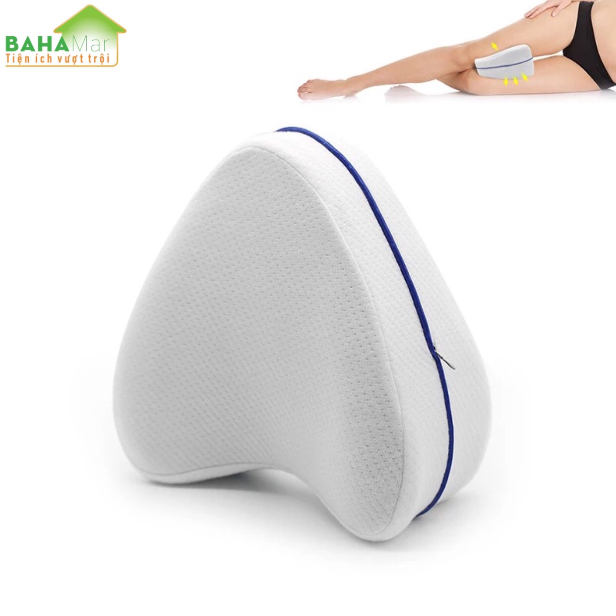 GỐI CHÂN HỖ TRỢ CHỈNH HÌNH - GIẢM ĐAU THẦN KINH TỌA, KHỚP ĐÙI "BAHAMAR" có tác dụng giảm đau khớp gối, tăng tuần hoàn máu cho chân