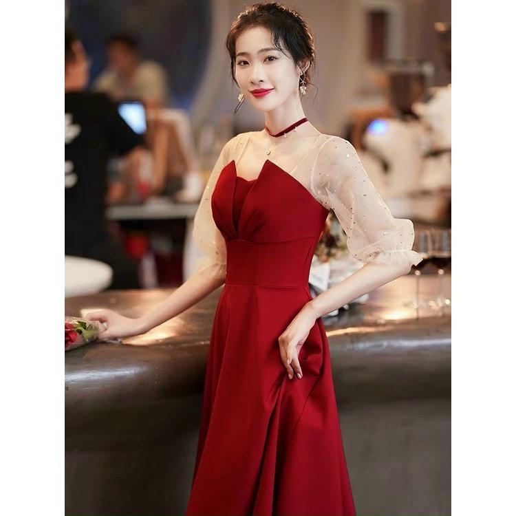 ĐẦM XÒE PHỐI LƯỚI SAO SANG CHẢNH THỜI TRANG NỮ SÀNH ĐIỆU TÔN DÁNG SIÊU XINH CHO CÁC CHỊ EM