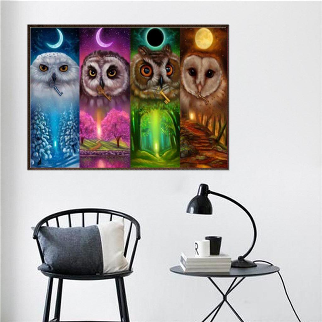 DIY 5D Diamond Painting Embroidery DIY Paint By Number Kit Home Wall Decoration 40x30cm