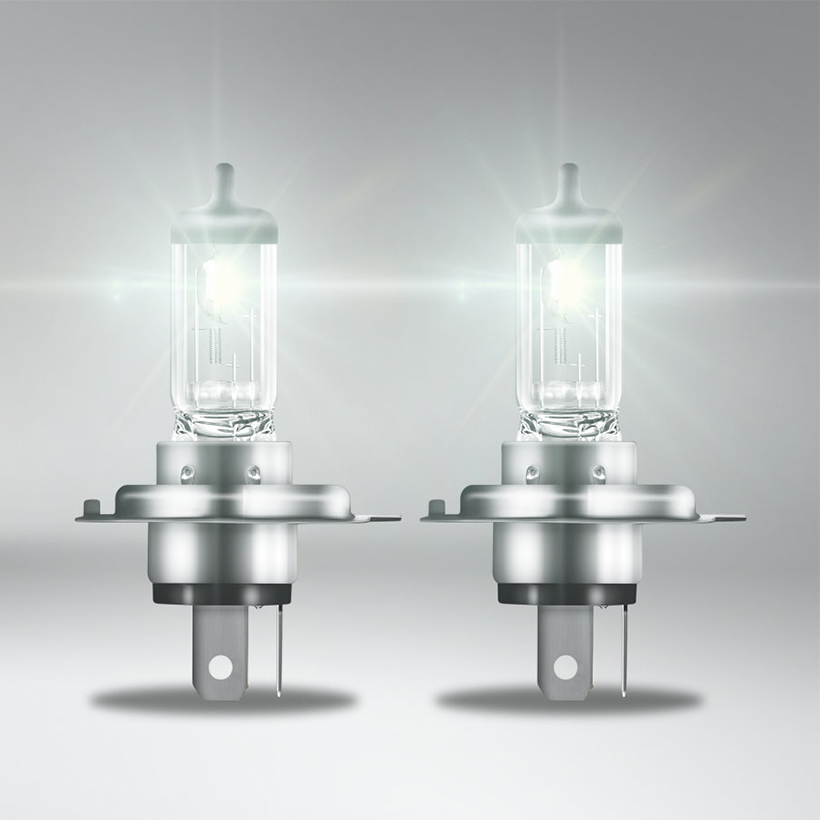 Combo 2 Bóng Đèn Halogen Tăng Sáng 100% OSRAM Truckstar Pro H4 24V 75/70W