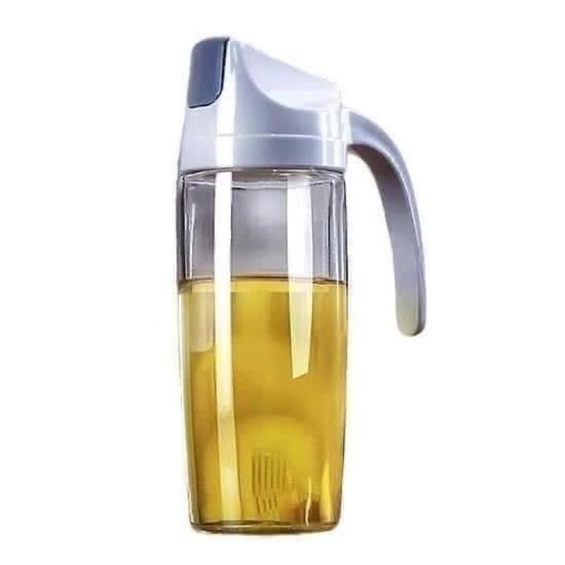 Bình rót dầu ăn tiện lợi loại 600ml bình thuỷ tinh