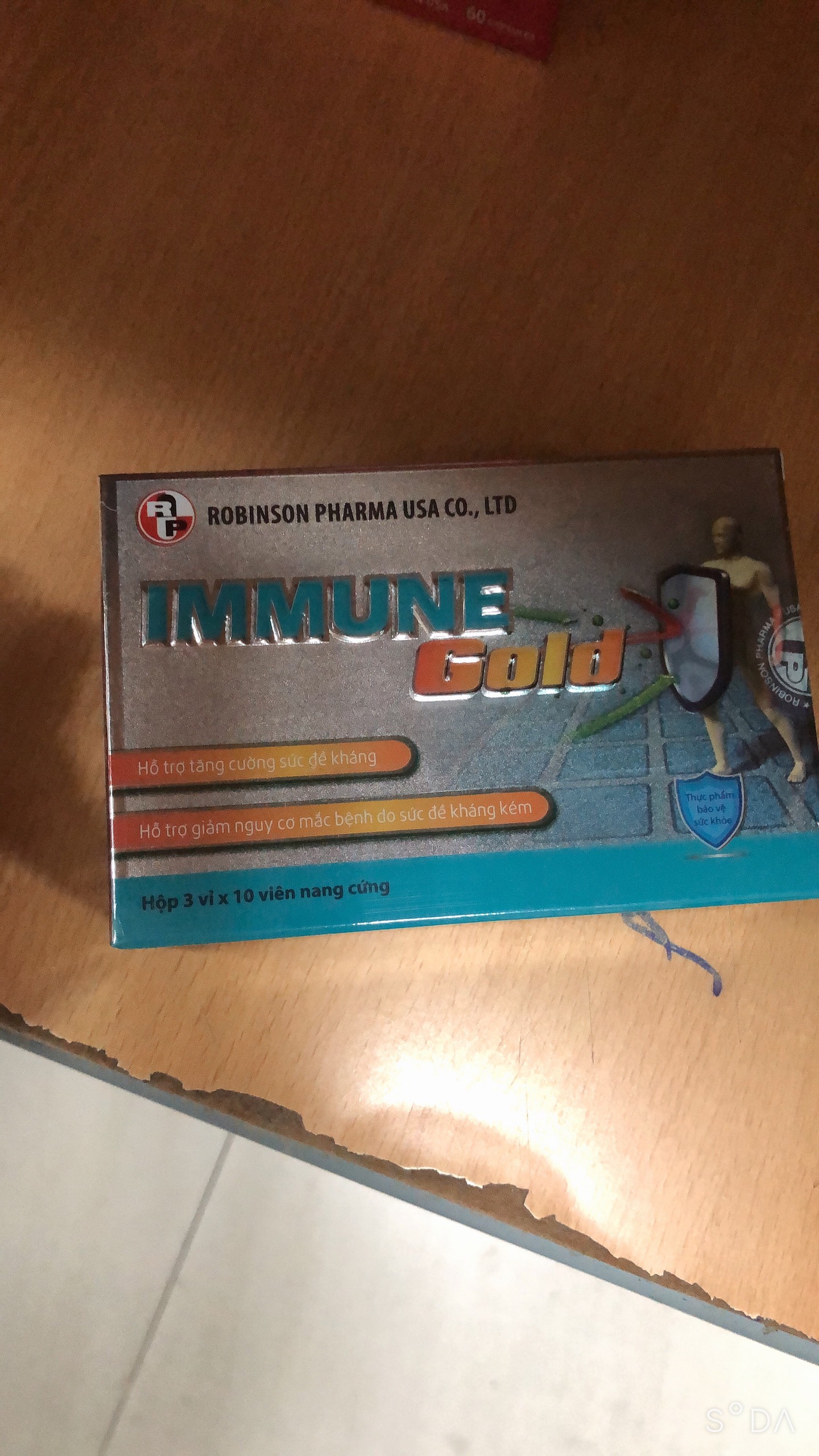 TPCN- Robinson Pharma USA- Immune Gold-Viên uống tăng sức đề kháng, hệ miễn dịch
