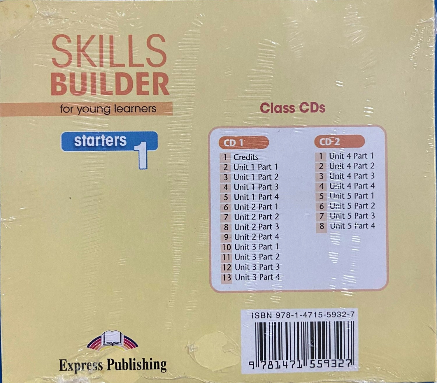 Skills Builder For Young Learners Starters 1 Class Cds (Set Of 2)