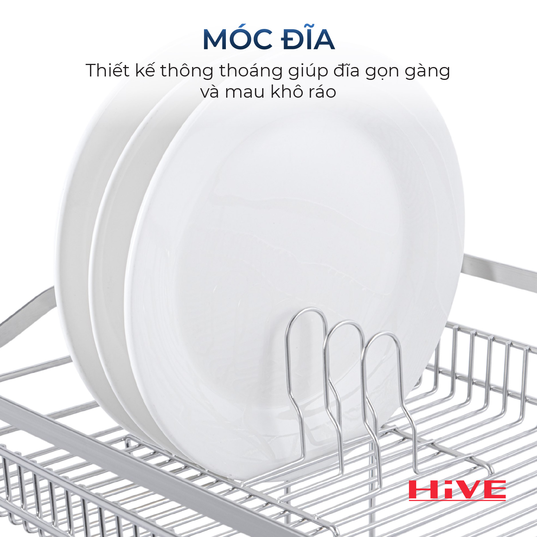 GIÁ ÚP CHÉN BÁT HiVE NOB 2 TẦNG INOX 304 THANH LA CAO CẤP