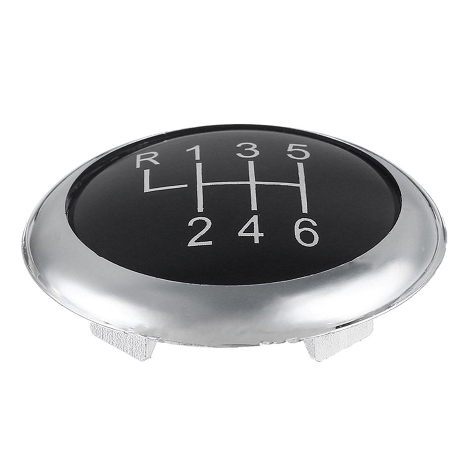 6 Speed Gear Knob Lever Cover Easy to Install Replacement Accessory, Interior ,Durable, Auto Parts 3C0711144A ,Waterproof Speed Knob