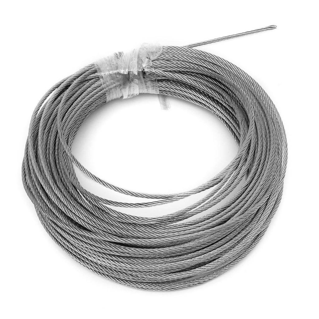 Dây cáp thép mạ kẽm phi 4 dài 1 mét – 1000 mét