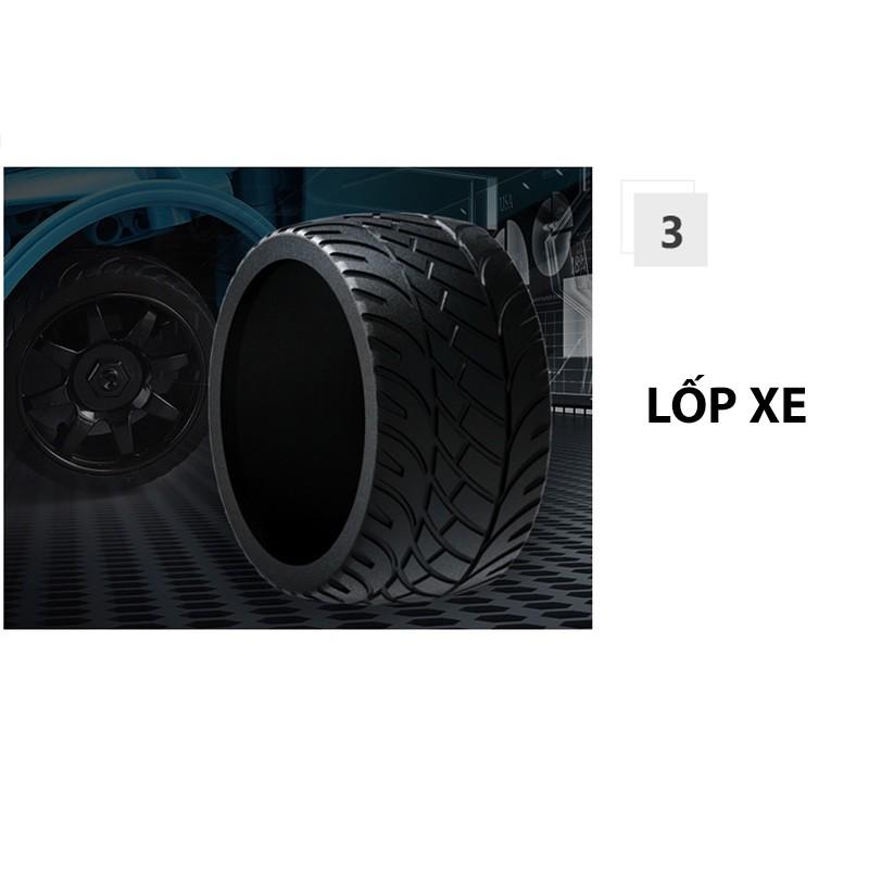 Đồ Chơi Lắp Ráp Kiểu LEGO CaDA C51053 Điều Khiển Từ Xa Mô Hình Siêu Xe Bugatti Blue Phantom Car Với 419 Chi Tiết