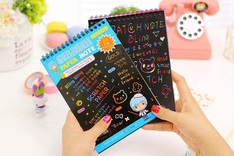 Rainbow Scratch Note Lớn - Giao Màu Ngẫu Nhiên