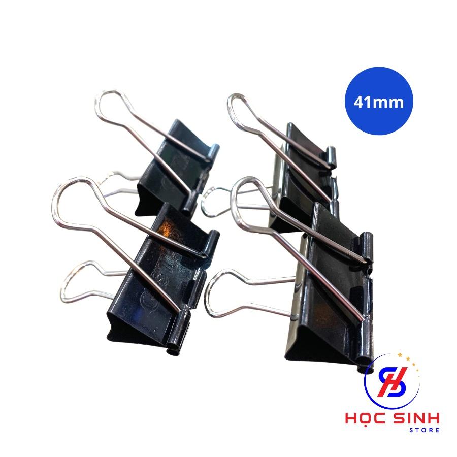 Hộp 12 Cái Kẹp Bướm 41mm Đen Gstar Size Lớn Kẹp tài liệu