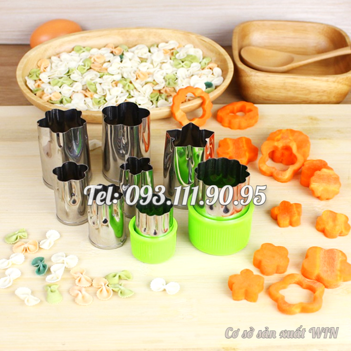 Bộ 8 dụng cụ cắt tỉa rau củ, hoa quả - Mã số Q 1241
