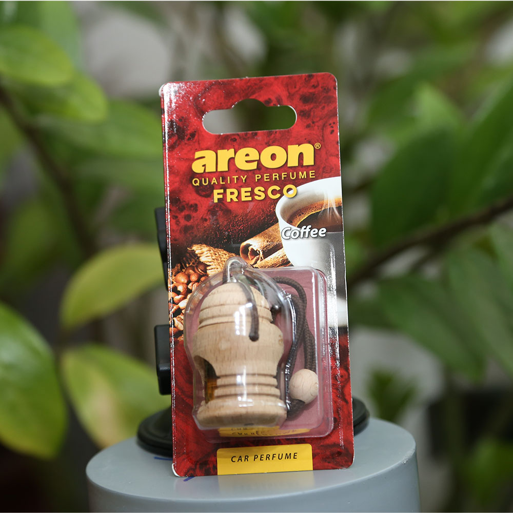 Tinh dầu treo xe hơi hương cà phê – Areon Fresco Coffee (Dịu nhẹ)