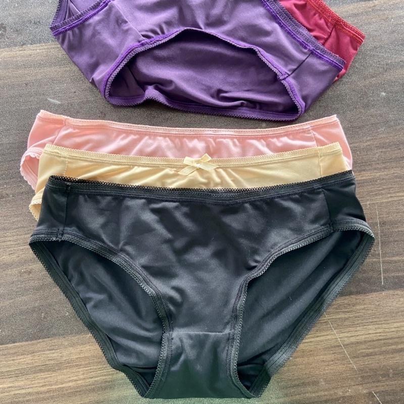 Quần lót trơn lạnh thun viền