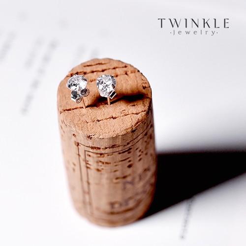 Khuyên Tai Bạc Twinkle Jewelry Diamond 3.5 mm BT0003
