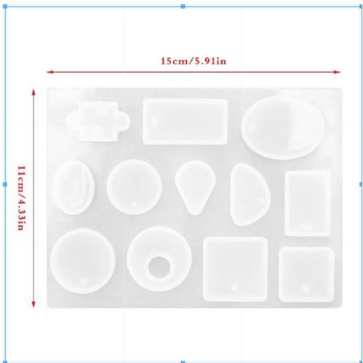 Khuôn Resin Làm Móc Khóa Resin Hoặc Mặt Dây Chuyền Resin Mẫu 2 - Trường Thịnh Sài Gòn