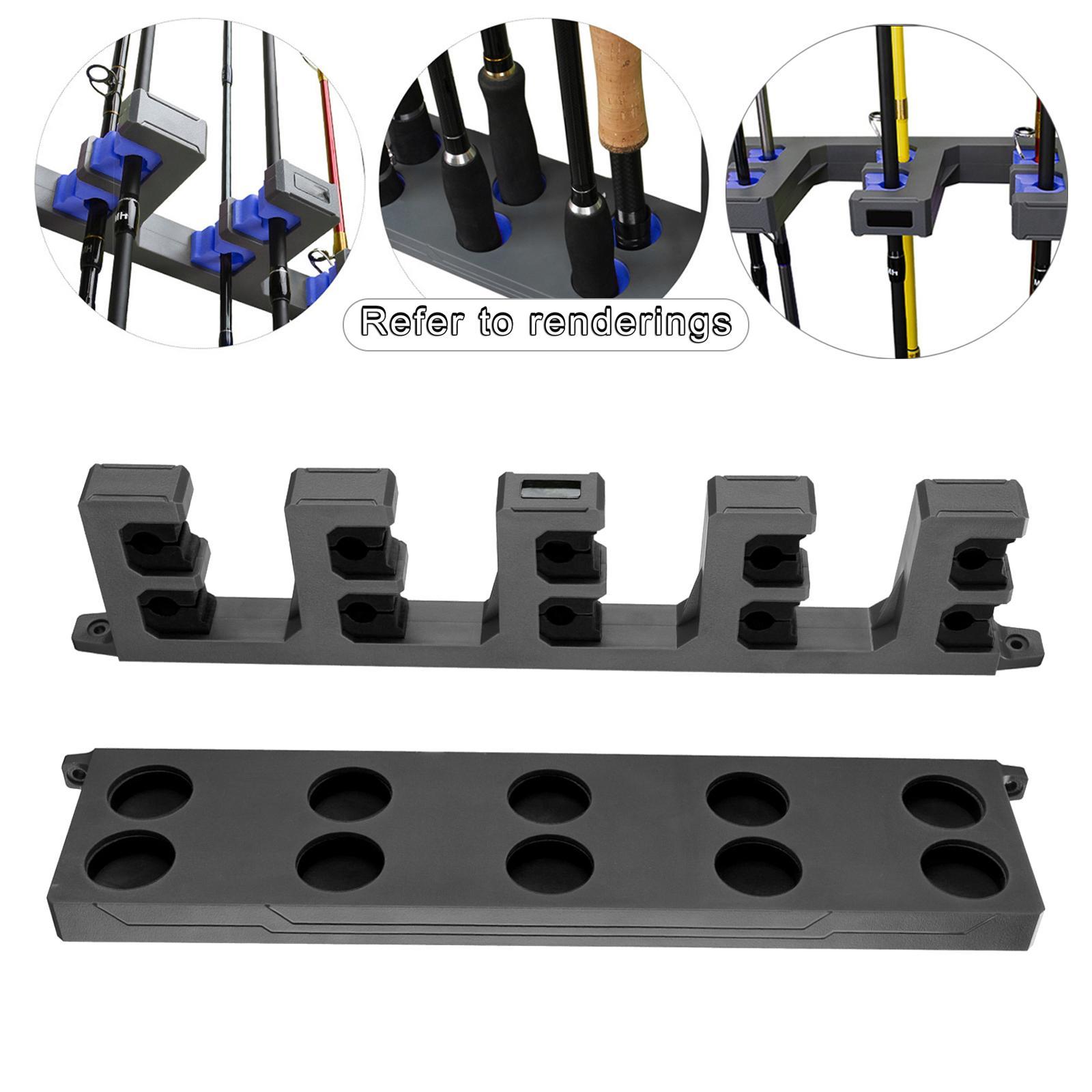 Fishing Rod Holder Bracket Stand Storage Tools Organizer Fishing Pole Rack