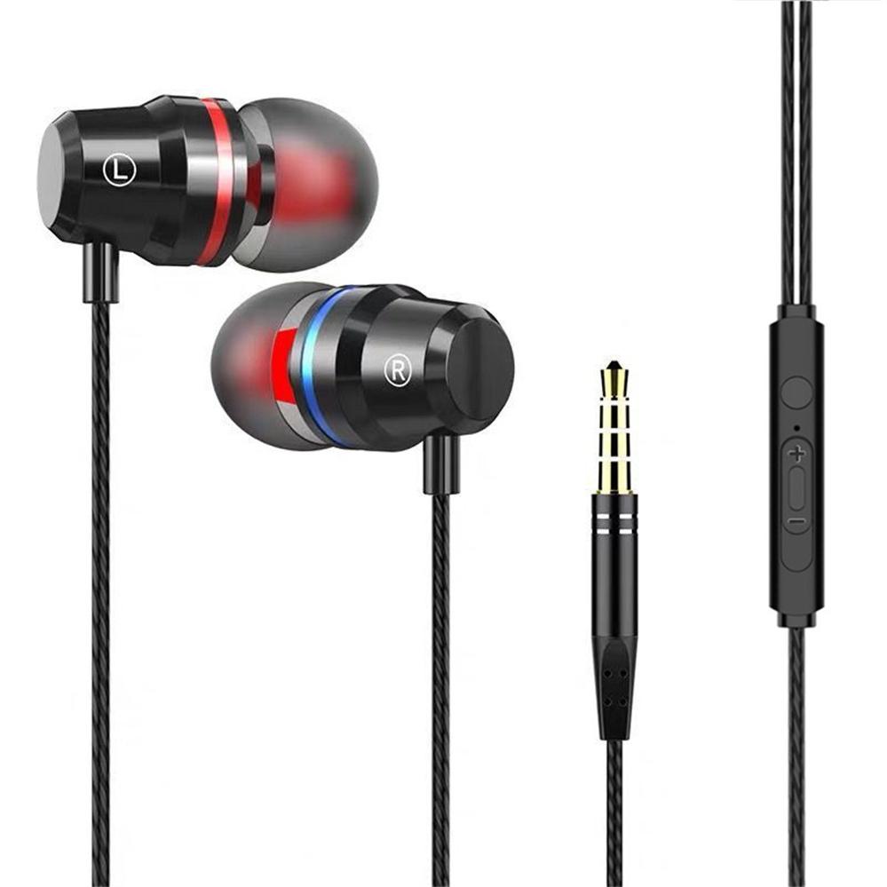 Tai nghe Olaf type C có dây 3,5mm tai nghe bằng kim loại siêu âm âm nhạc bass tai nghe trò chơi tai nghe mic không thấm nước tai nghe
