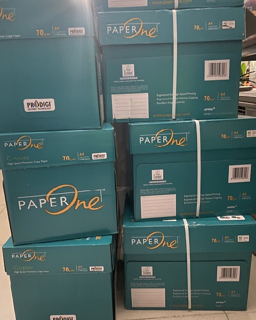 Paper One A4 ĐL 70gsm, 500 tờ/ram