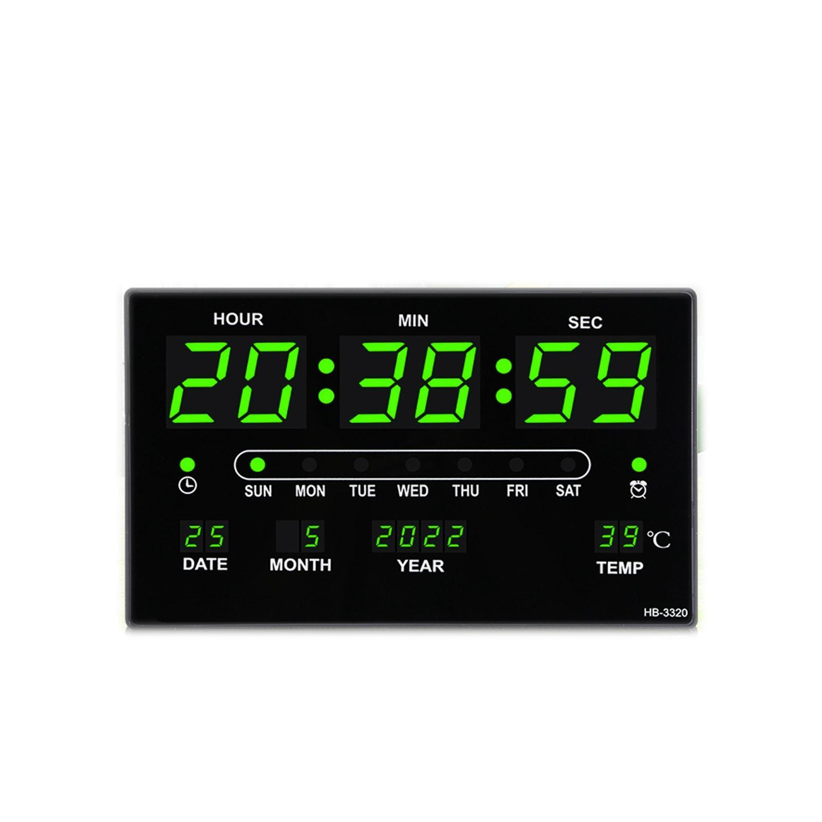 Digital Clock LED Display Electronic Clocks for Living Room