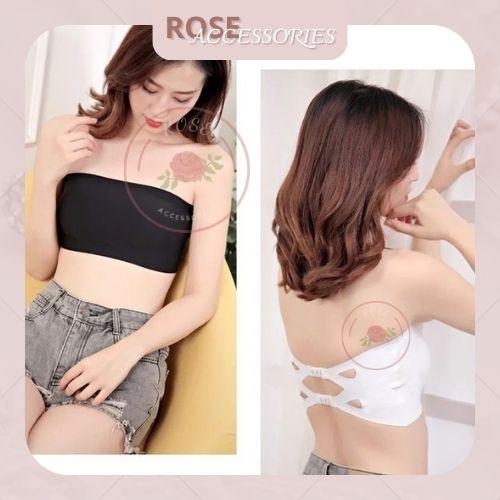 Áo lót Bra nữ không gọng ko dây chống tụt chất siêu mềm Rose Accessories BRA04
