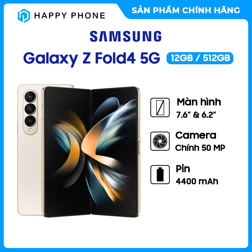 Điện Thoại Samsung Galaxy Z Fold4 5G (12GB/512GB) - Hàng Chính Hãng - Đã kích hoạt bảo hành điện tử
