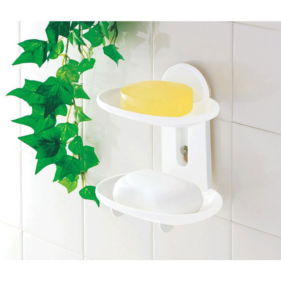 Giá đựng xà bông tiện lợi màu trắng - Hàng Nội Địa Nhật