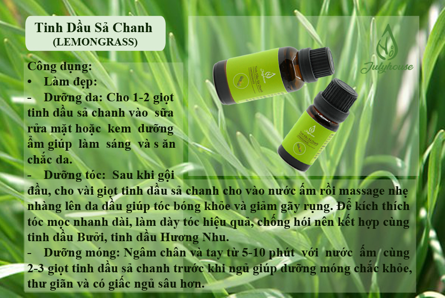 Tinh dầu Sả Chanh JULYHOUSE 50ml